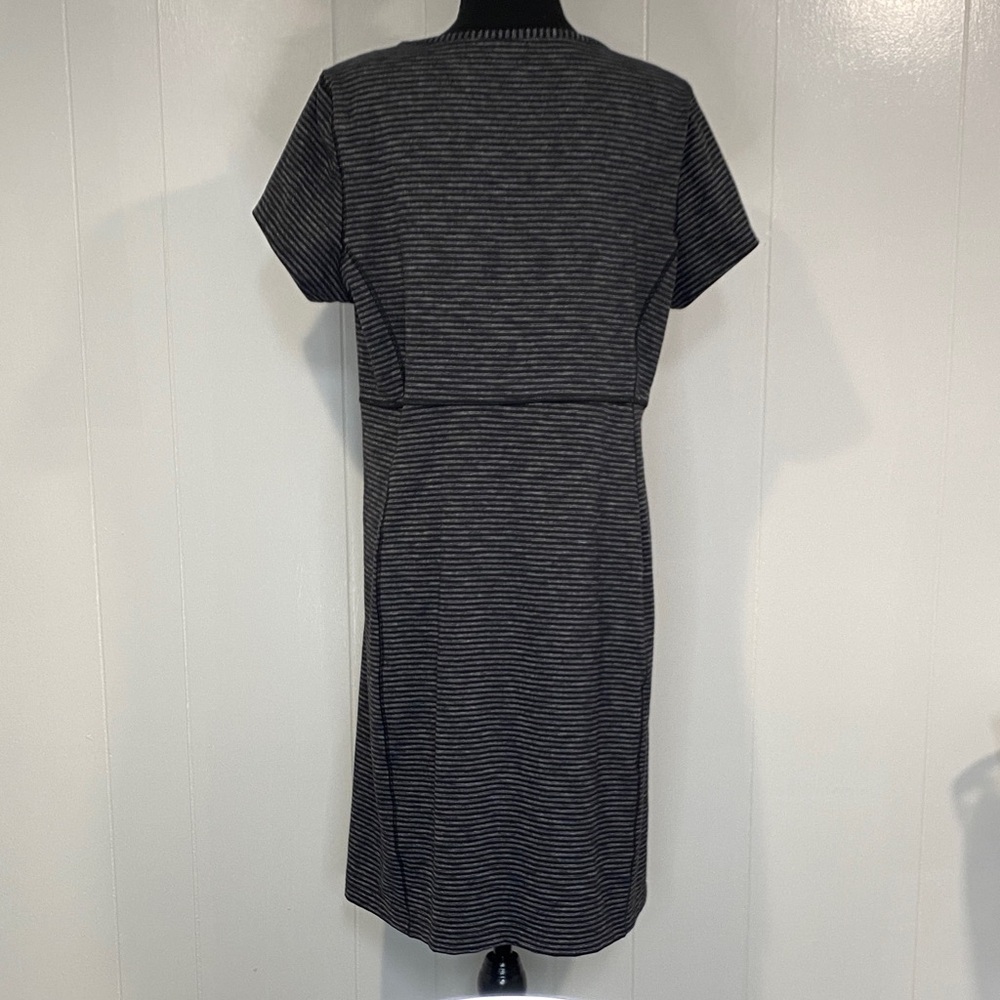 Duluth Trading Co Dress Striped Knit Minimalist Athleisure Casual Chic Medium - Picture 4 of 14